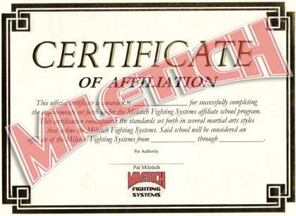 MFS Certificate